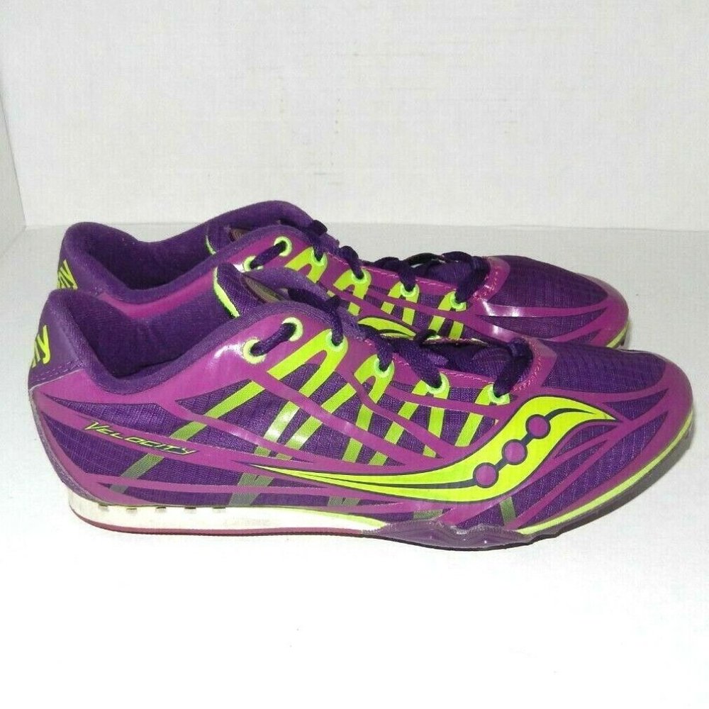 Saucony Velocity Track Running Cleats Shoes Mid